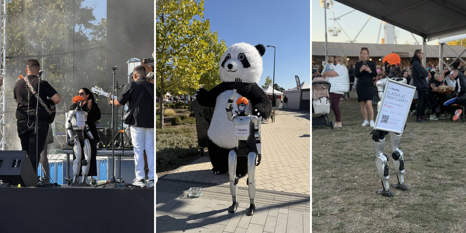 Humanoidný robot na jarmoku v Dunajskej Strede 2026