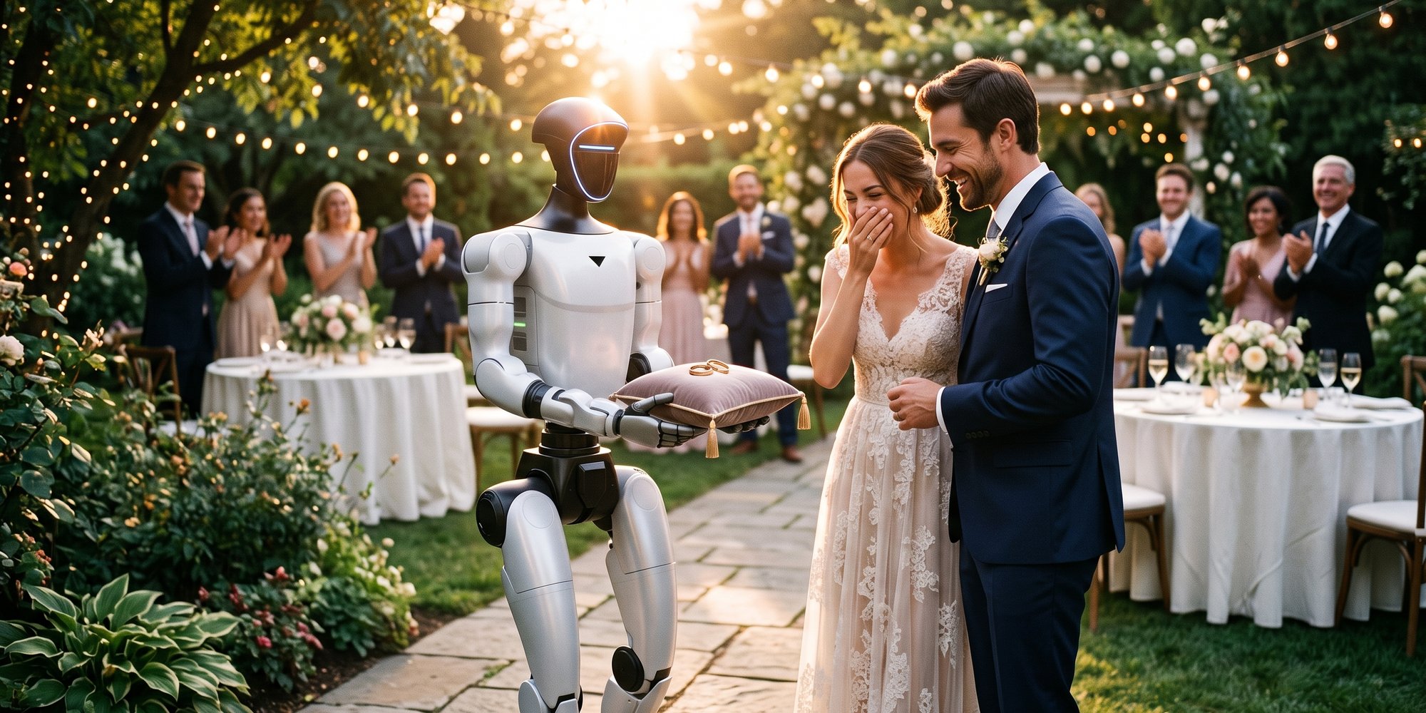 Robot na svadbu alebo oslavu: kedy je to skvelý nápad
